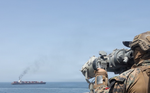 U.S. Forces Patrol Arabian Sea near M/V Touska