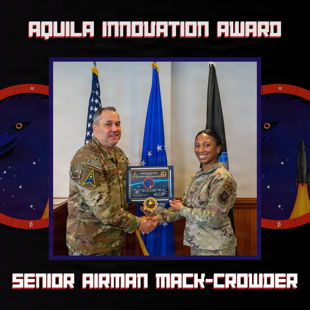 Vandenberg's Aquila Innovation Award: Senior Airman Glorion Mack-Crowder