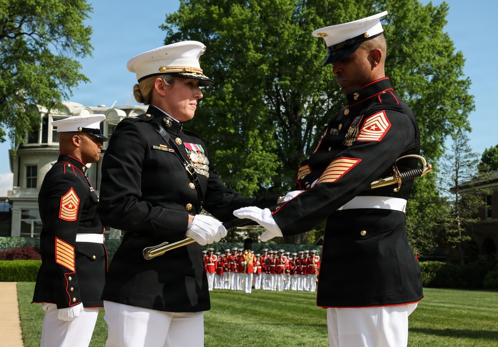 Passing the Sword at the Oldest Post