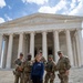 DCNG Commanding General visits Jefferson memorial