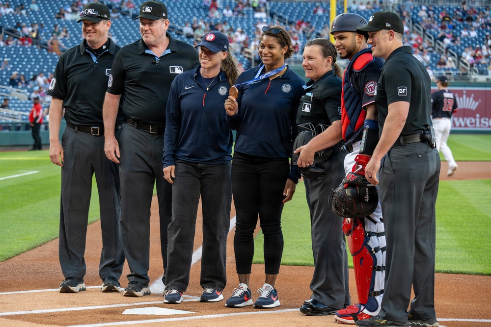 Washington Nationals honor our joint service members at Nats on Base summit
