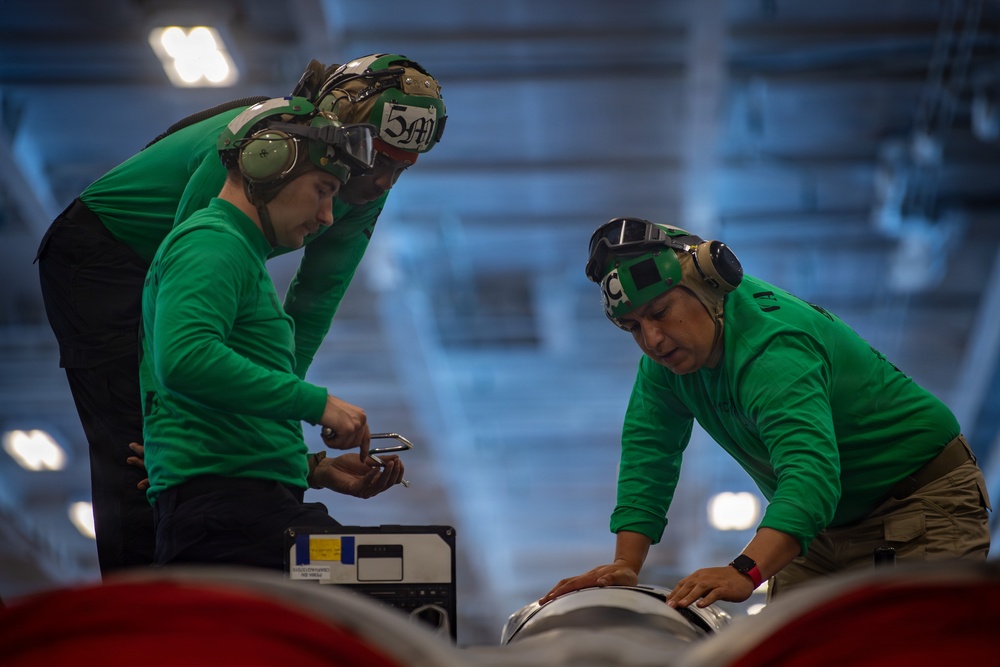 USS Theodore Roosevelt Maintenance