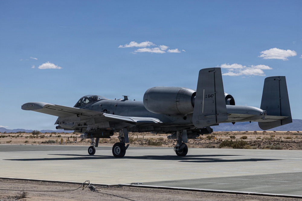 357th Fighter Squadron and MCAGCC conduct joint training with the A-10 Thunderbolt II