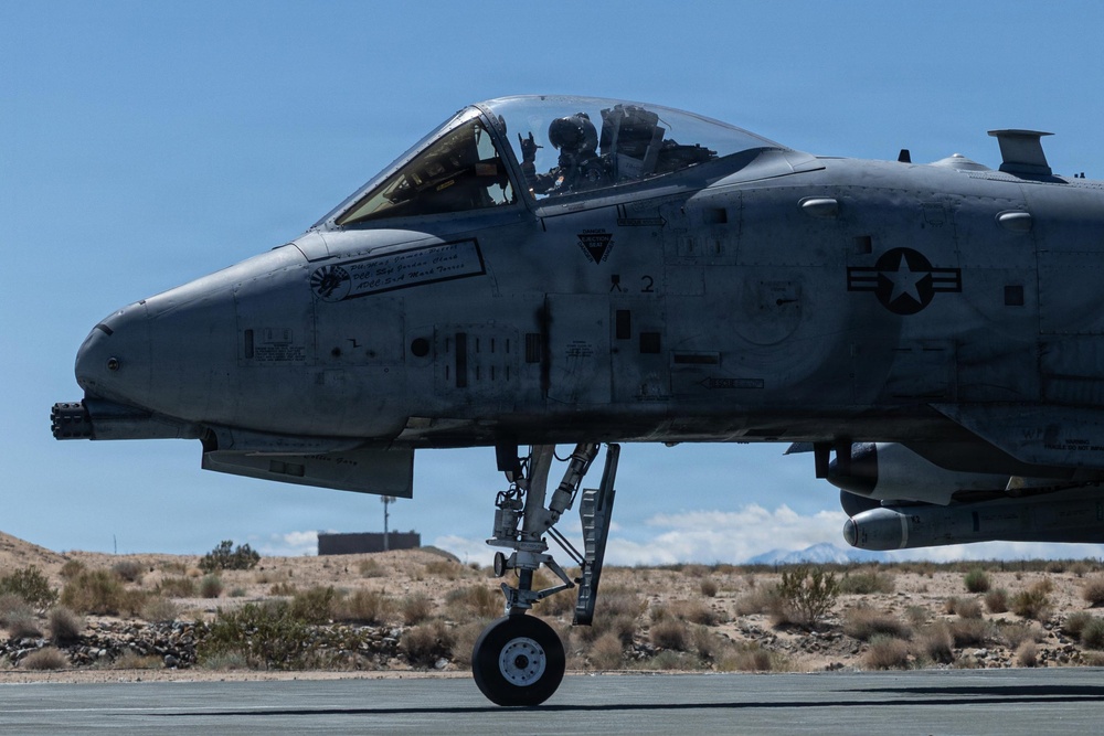 357th Fighter Squadron and MCAGCC conduct joint training with the A-10 Thunderbolt II