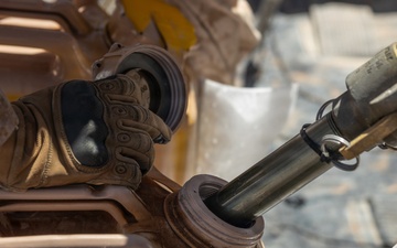 JTF-SB Marines conduct jerry can refuel