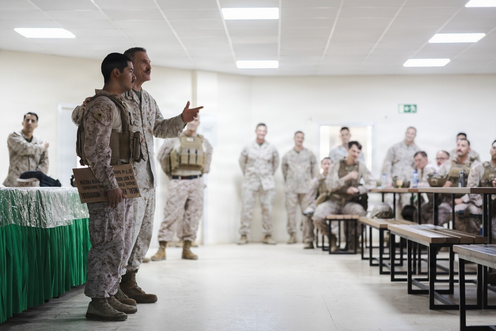 MARCENT senior leadership visit Marines with Echo 2/10