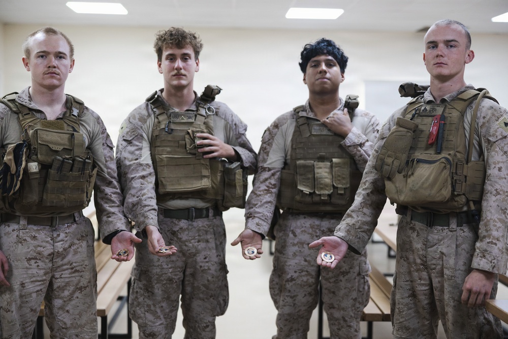 MARCENT senior leadership visit Marines with Echo 2/10