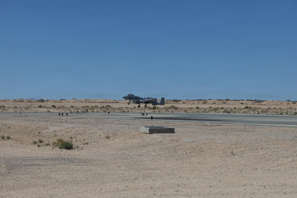 357th Fighter Squadron and MCAGCC conduct joint training with the A-10 Thunderbolt II