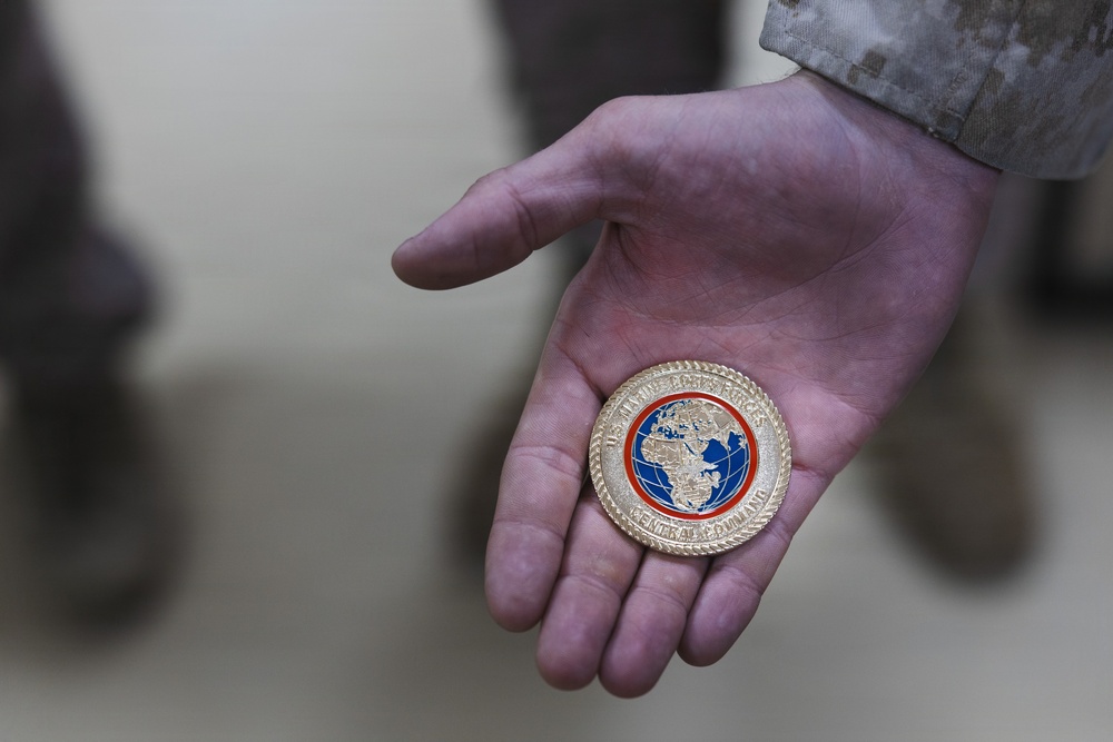 MARCENT senior leadership visit Marines with Echo 2/10