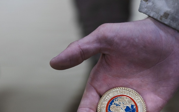 MARCENT senior leadership visit Marines with Echo 2/10