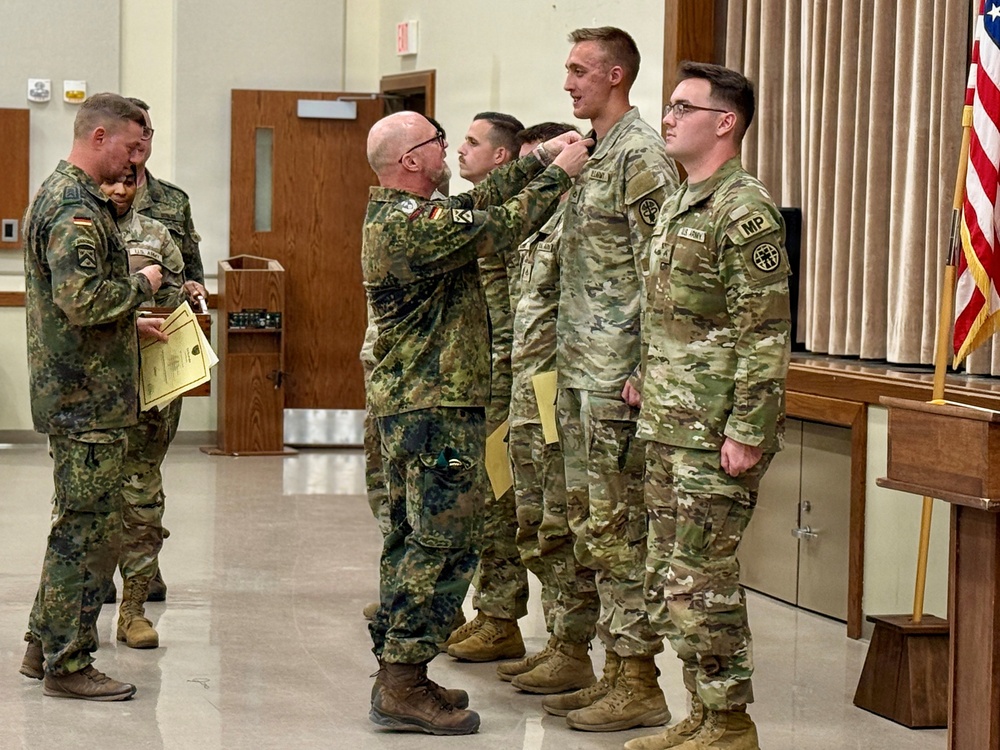 Munson Army Health Center Soldiers Prove Tactical Readiness, Earn German Armed Forces Proficiency Badge