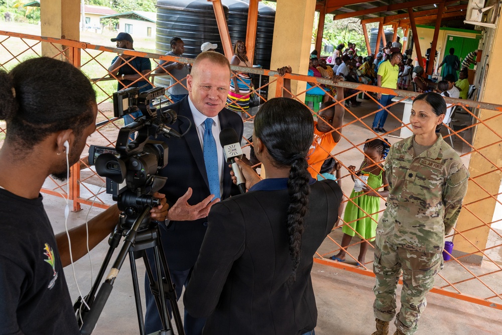 U.S. Chargé d’Affaires Sees Partnership in Action in Suriname