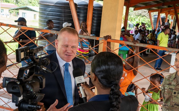 U.S. Chargé d’Affaires Sees Partnership in Action in Suriname