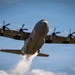 C-130 Dumps Water During Exercise
