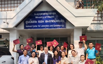 WRAIR-AFRIMS provides antimicrobial resistance training to Lao collaborators