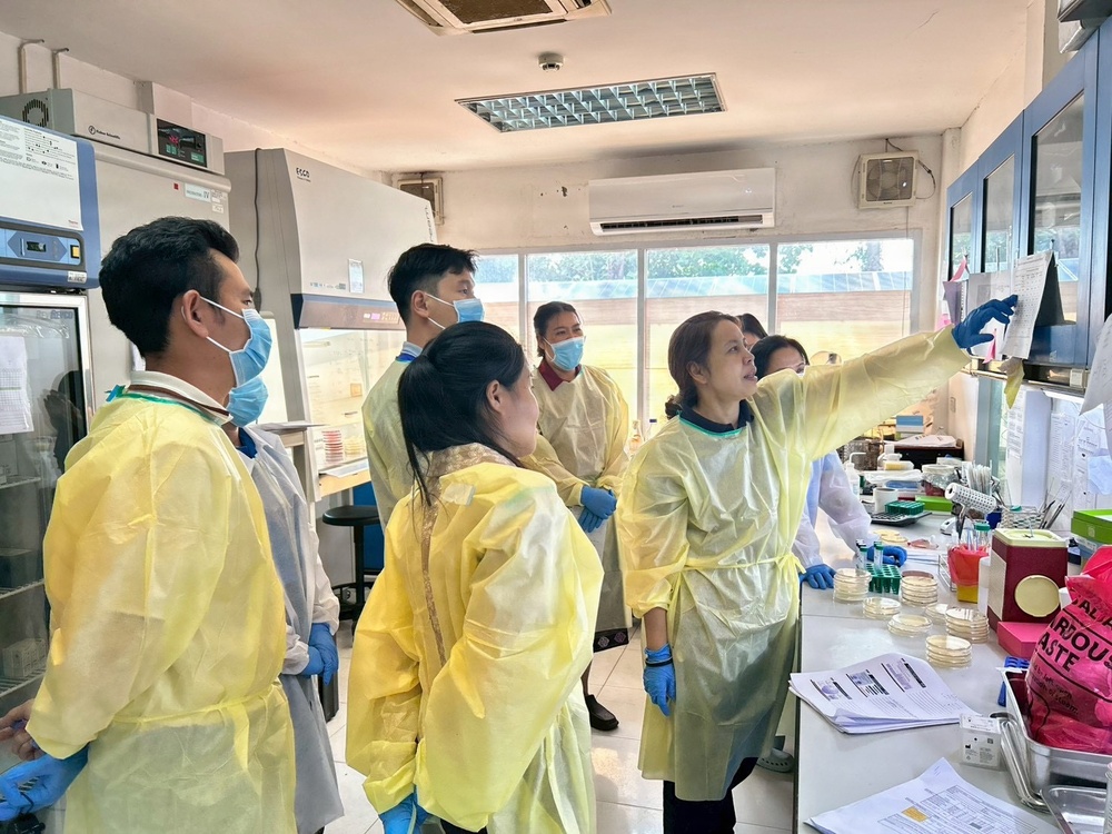 WRAIR-AFRIMS provides antimicrobial resistance training to Lao collaborators