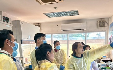 WRAIR-AFRIMS provides antimicrobial resistance training to Lao collaborators