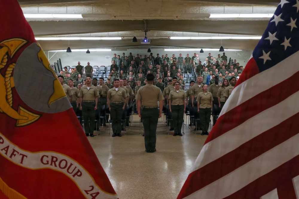 MAG-24 Lance Cpl. Seminar graduation