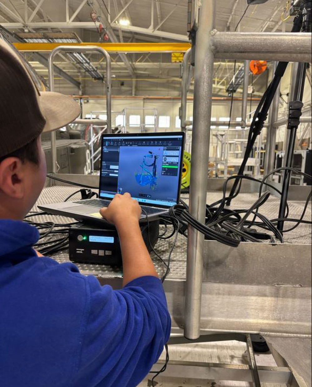 CCAD Engineering Leverages Mobile Blue Light Scanning for AH-64 Field Inspection