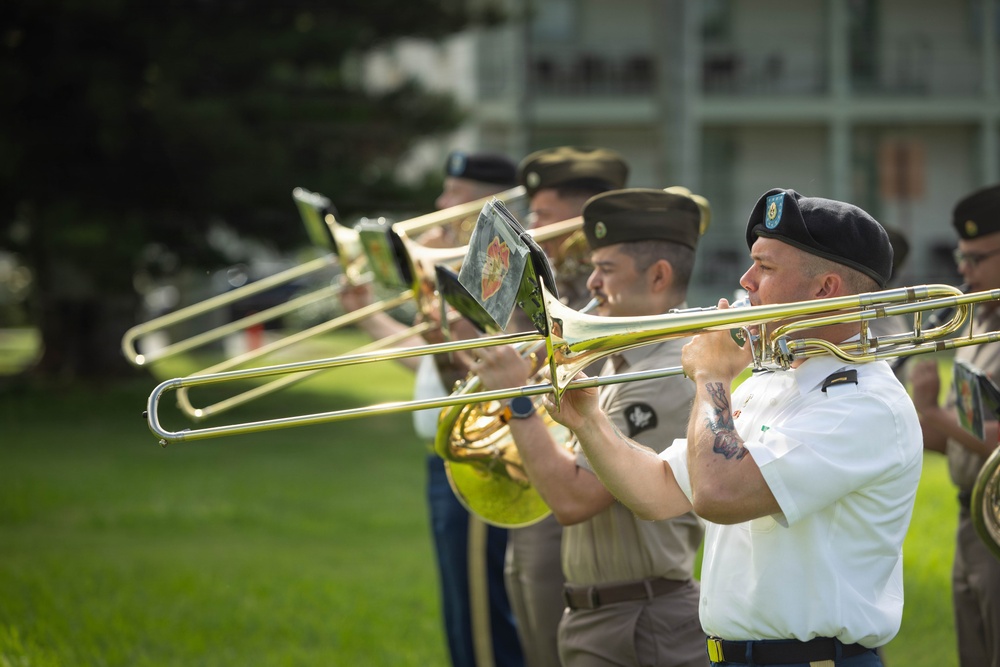 Honor Ceremony at Historic Palm Circle, Fort Shafter, Hawaii
