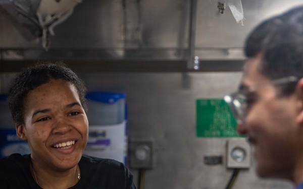 Sailor Prepares Baked Goods