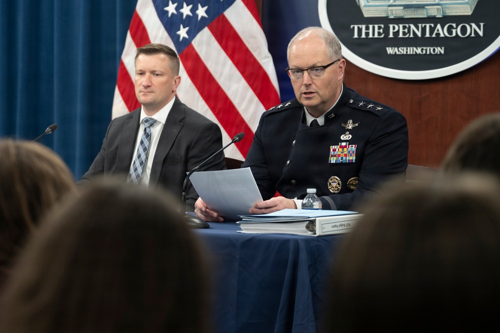CIO Hurst, Joint Staff J8 Conduct Press Briefing on FY2027 Budget