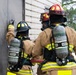 Under pressure: Firefighters undergo live-fire evaluations