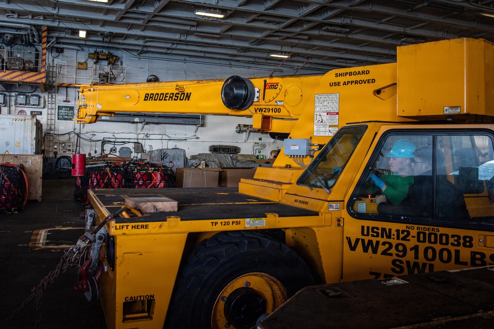 Sailors Conducts Maintenance