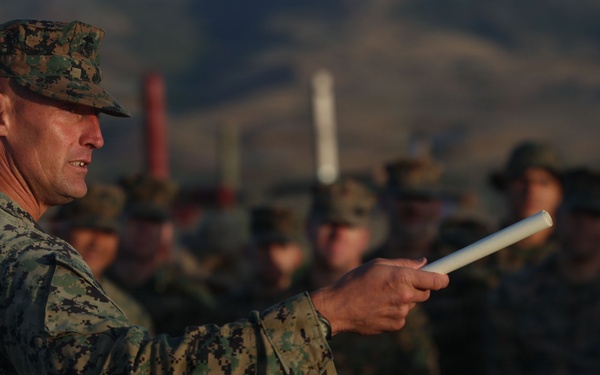 Sgt. Maj. John A. Trickler summits First Sergeant’s Hill for promotion ceremony