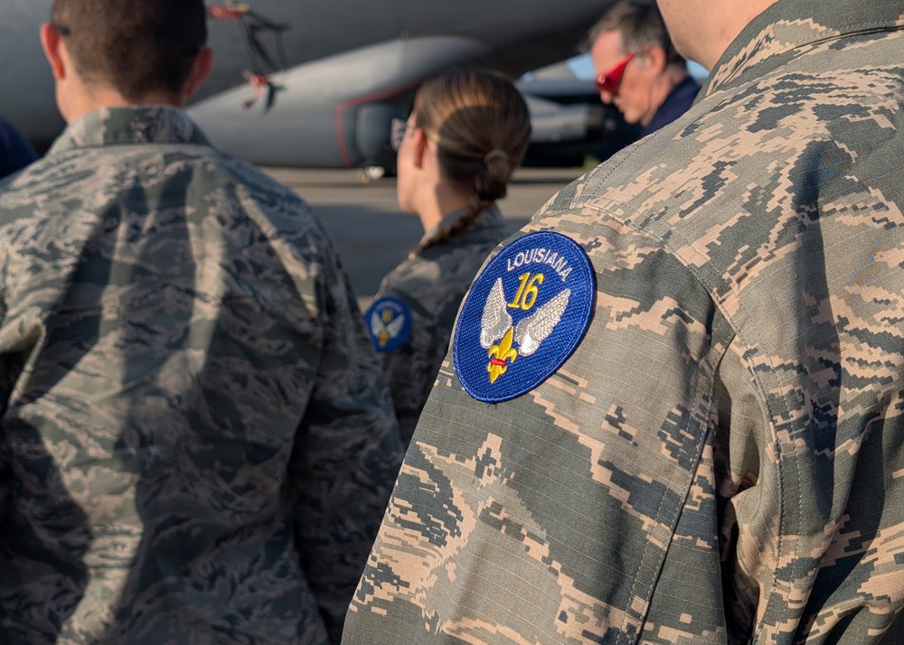 Barksdale AFB hosts Civil Air Patrol Louisiana Wing cadets for B-52 immersion