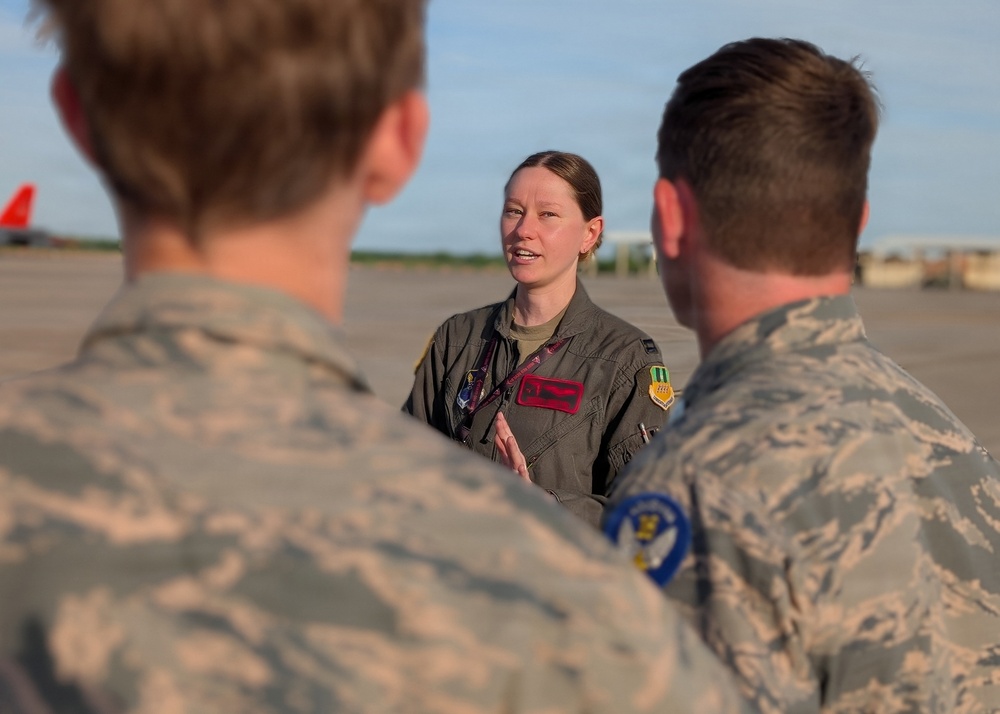 Barksdale AFB hosts Civil Air Patrol Louisiana Wing cadets for B-52 immersion