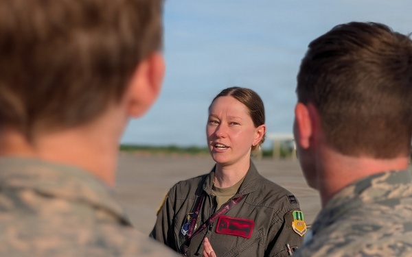 Barksdale AFB hosts Civil Air Patrol Louisiana Wing cadets for B-52 immersion