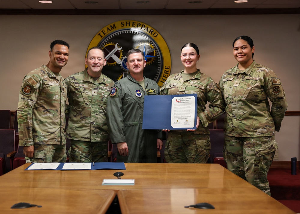 Three Proclamations, One Community: A Month of Awareness and Support at Sheppard AFB