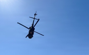 South Carolina Army Aviation MEDEVAC trains with Oconee County EMS and Prisma Health hospital