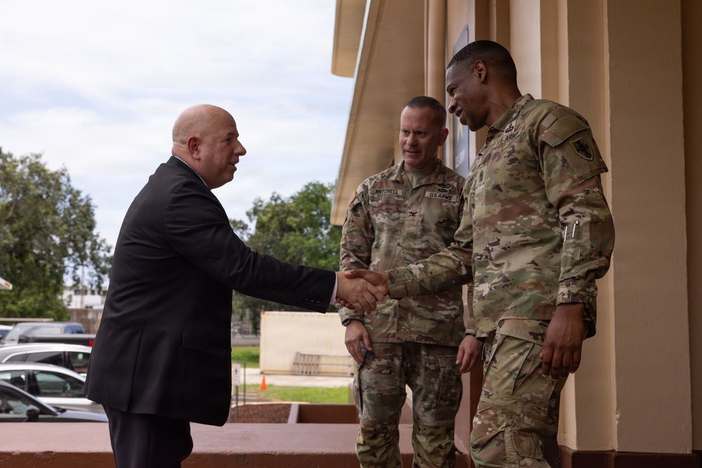 Senior Advisor to the Secretary of War Visits 8th TSC