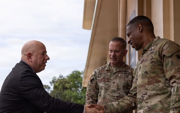 Senior Advisor to the Secretary of War Visits 8th TSC