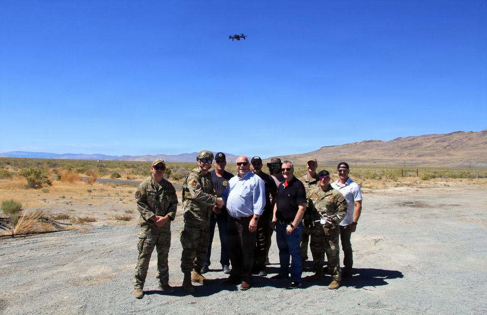 Joint Force team uses Sierra Army Depot’s airfield as drone testbed