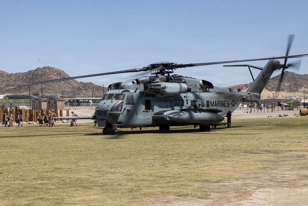 U.S. Marines Conduct a NEO as part of WTI at MCAGCC