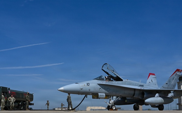 Freedom Flag 26-1: 31 CABS establishes contingency location for hot pit refueling