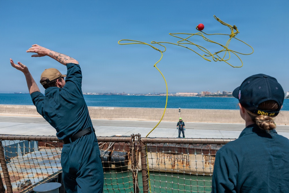 Sea and Anchor aboard USS Gonzalez (DDG 66)
