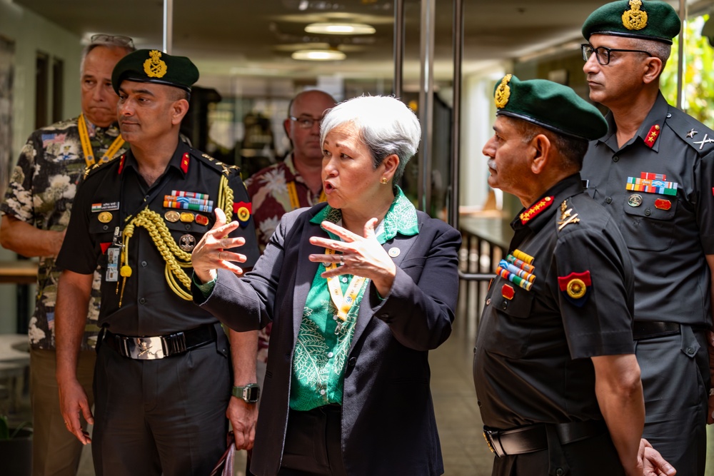 DKI APCSS Explore Opportunites With Indian Army