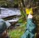 Fisheries biologist identifies stream crossing on the Tongass