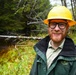 Hydrologist monitors salmon-bearing stream on the Tongass