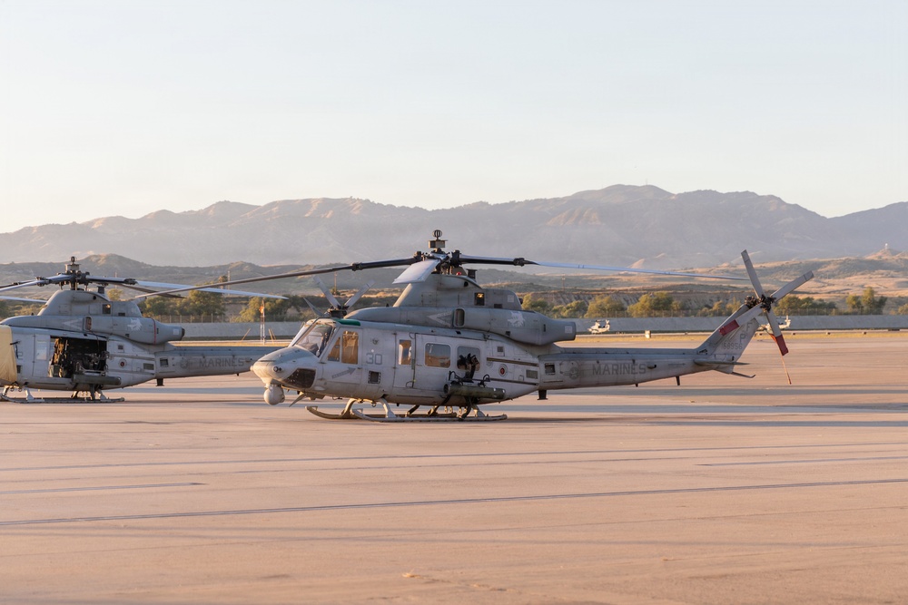 U.S. Marines with HMLA-169 provide close air support to 1st Recon Bn