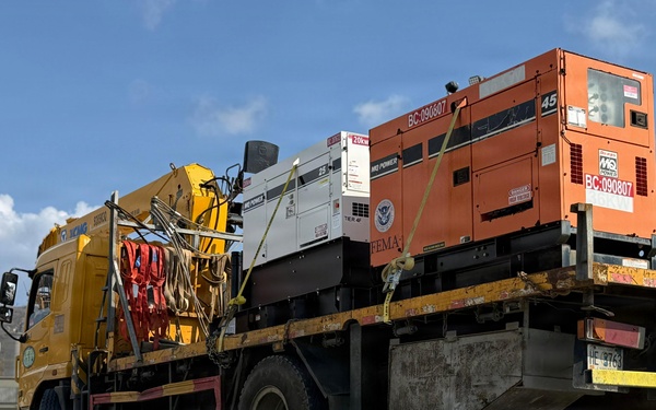 USACE Responds to Typhoon Sinlaku