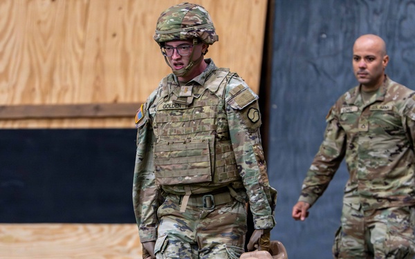 U. S. Army Materiel Support Command – Korea E3B Academy participants tackle a rigorous Expert Physical Fitness Assessment on April 21.