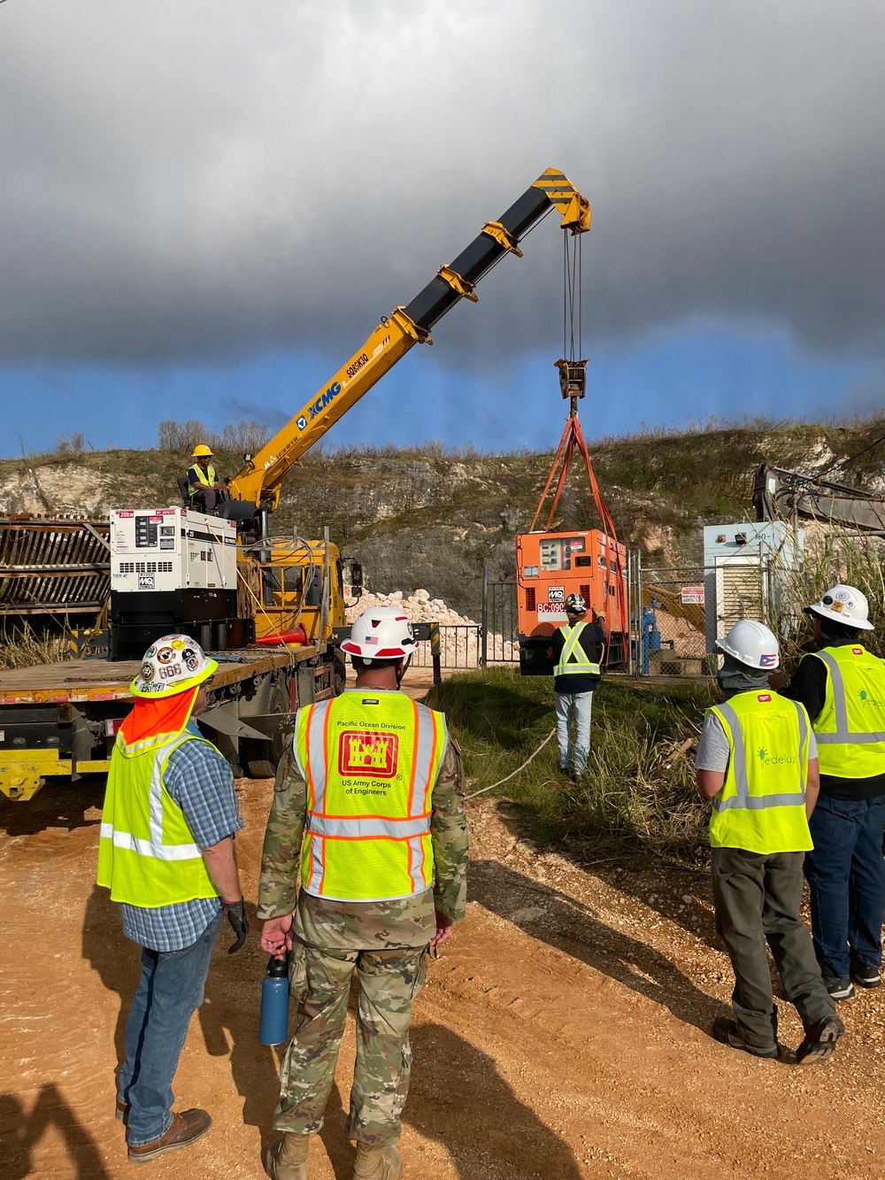 USACE Responds to Typhoon Sinlaku