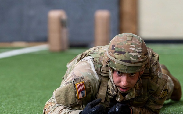 U. S. Army Materiel Support Command – Korea E3B Academy participants tackle a rigorous Expert Physical Fitness Assessment on April 21.