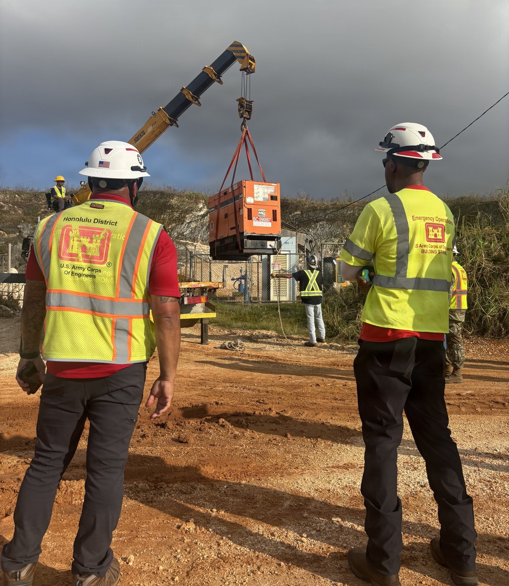 USACE Responds to Super Typhoon Sinlaku