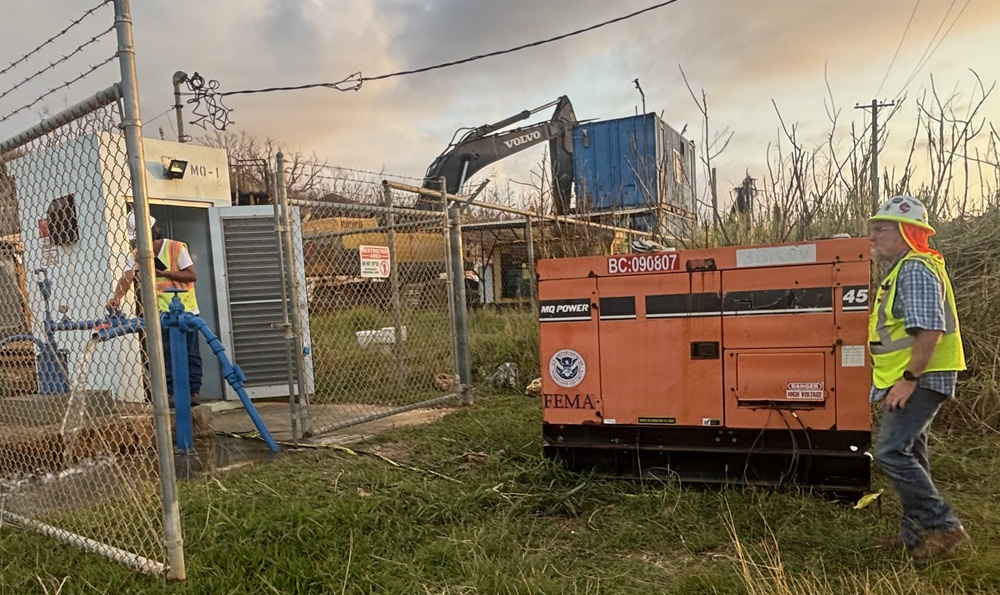 USACE Connects Generator to Water Facility